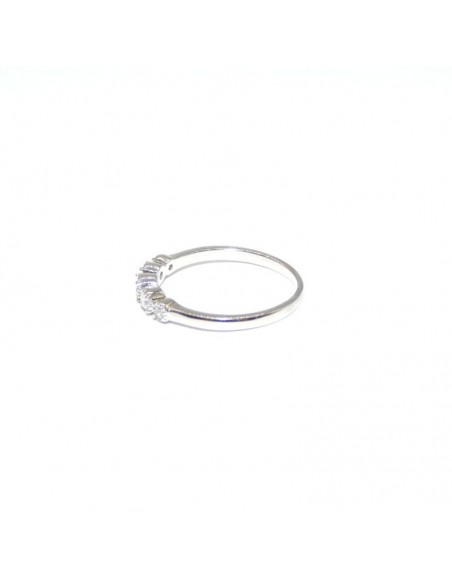 Anillo quinteto circonitas plata