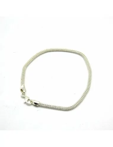 Pulsera redonda plata 18cm