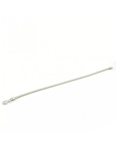 Pulsera redonda plata 18cm