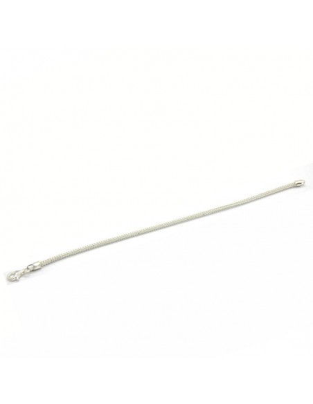 Pulsera redonda plata 18cm