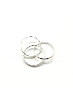 Sortija triple alianza enlazada plata