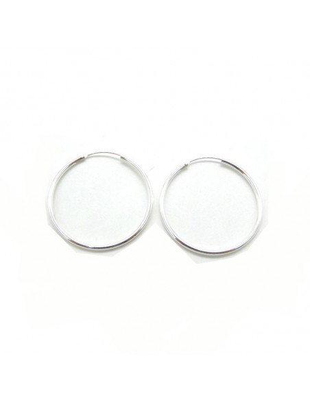 Aros tubo plata 28x2 mm