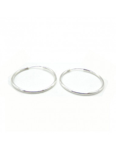 Aros tubo plata 28x2 mm