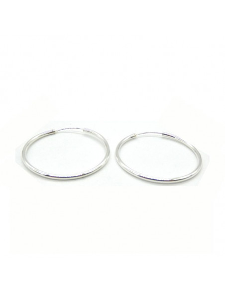 Aros tubo plata 28x2 mm