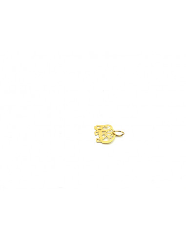 Colgante calado de elefante oro 18k - España